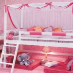 loft bed in nursery interior