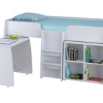 loft bed blue