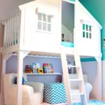 The loft bed delights