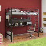 loft bed dark