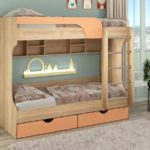 loft bed for two children