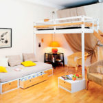 large loft bed