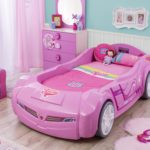 lilac car bed for girl