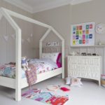 bed-house for children white