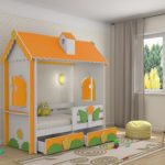 single-tier cottage bed for children