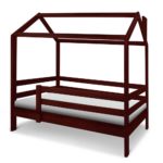 bed-house for children dark brown