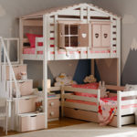 bed-house for children hearts