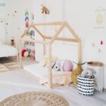 bed-house for children pink