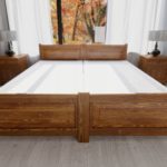 solid pine bed