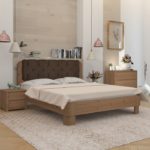 solid pine bed design ideas