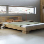 solid pine bed design ideas