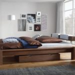 solid pine bed photo options