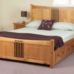 solid pine bed types of decor