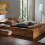 solid pine bed types of decoration