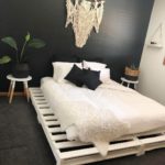 pallet bed with macrame