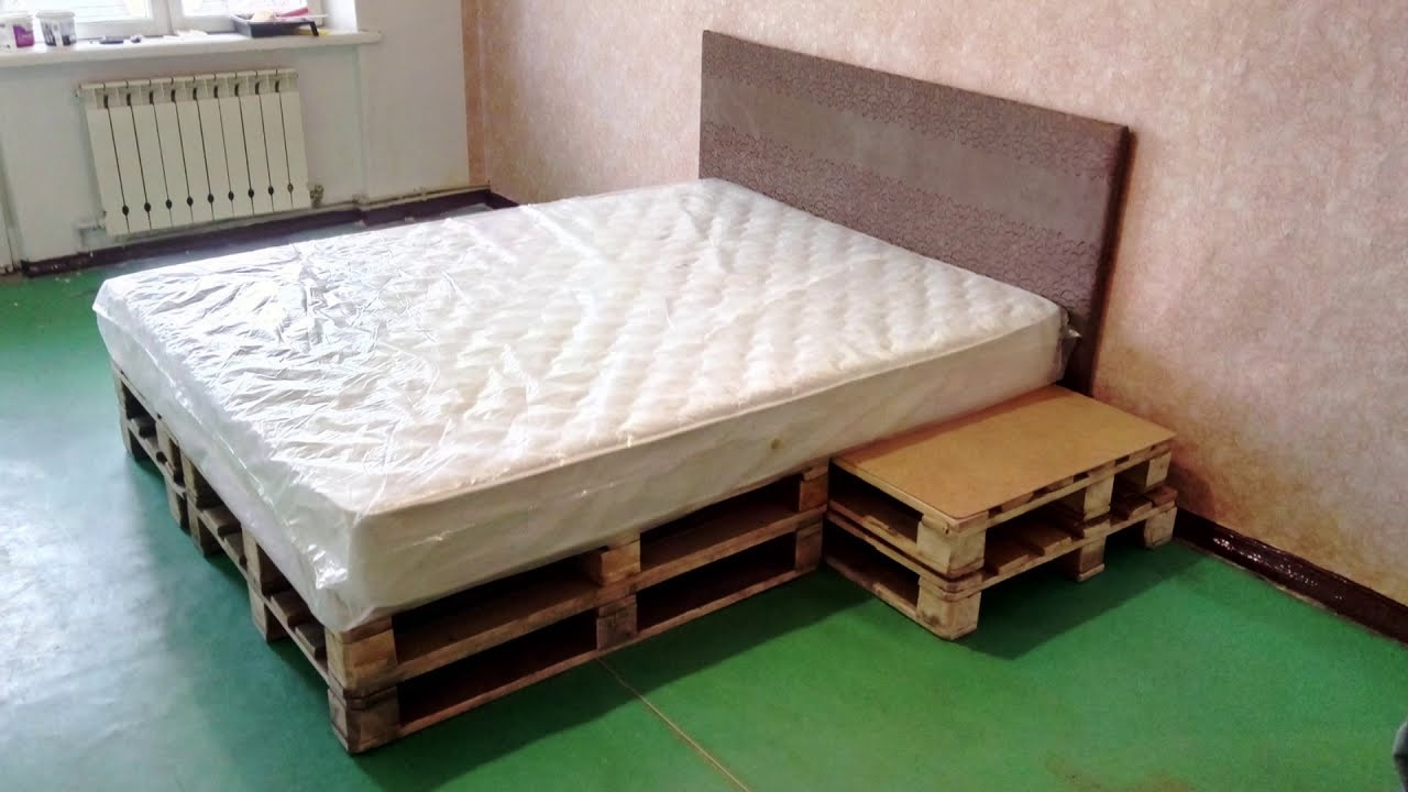 solid pallet bed