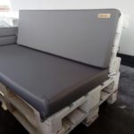 pallet bed with backrest