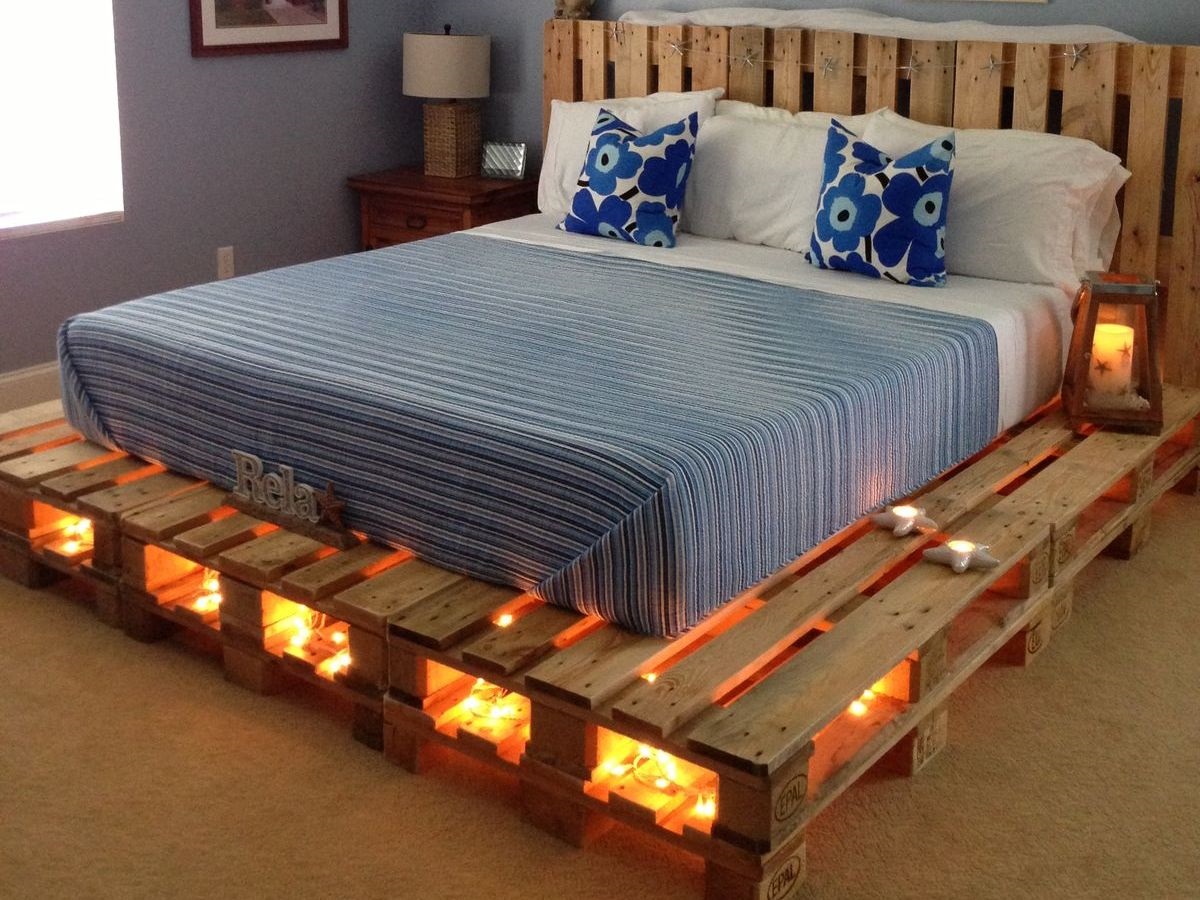 pallet bed size