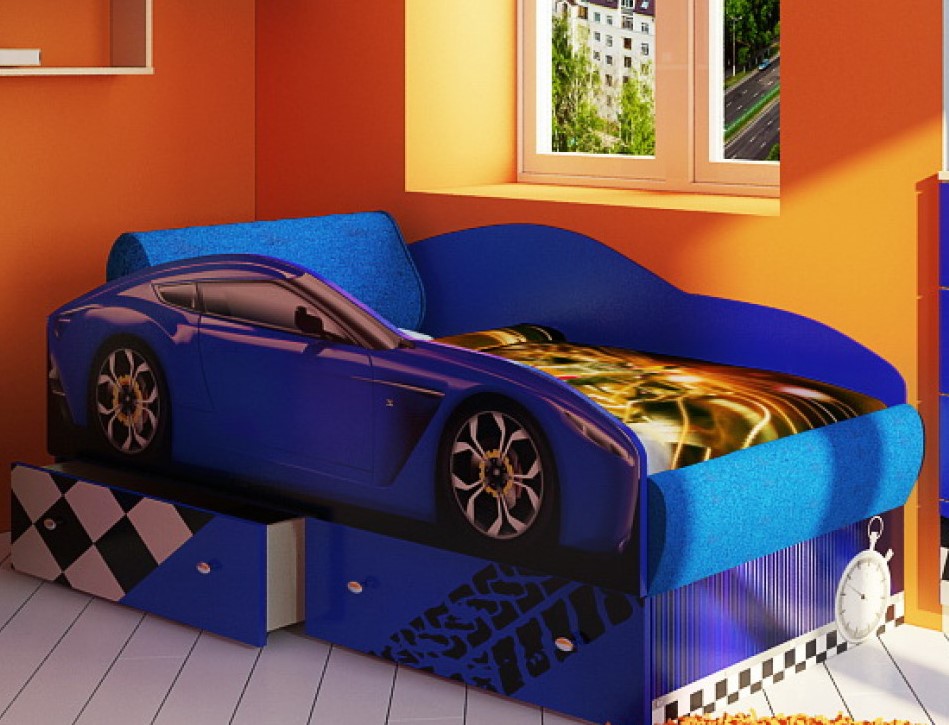 car bed with drawers