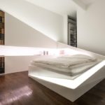 illuminated podium bed