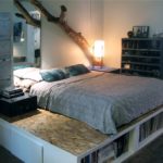 podium bed with snag