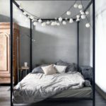 canopy bed with lights