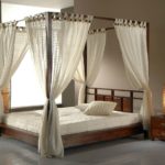 canopy bed low