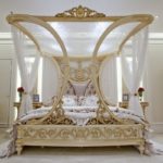 curly canopy bed