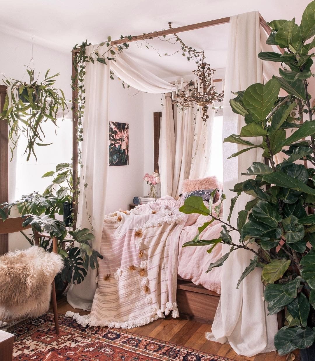 decorative canopy bed