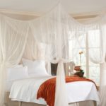 canopy bed transparent tulle