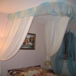 semicircular canopy bed