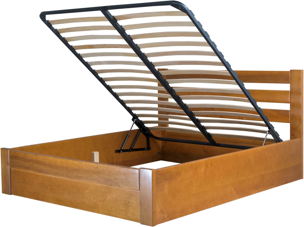 wood lifting bed