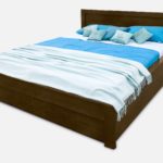 bed with lifting mechanism turquoise