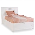 bed with lifting mechanism pinkish