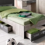 bed with drawers for a teenager