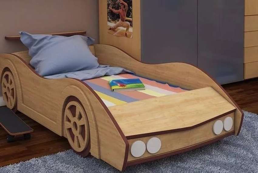 wooden bed for boy