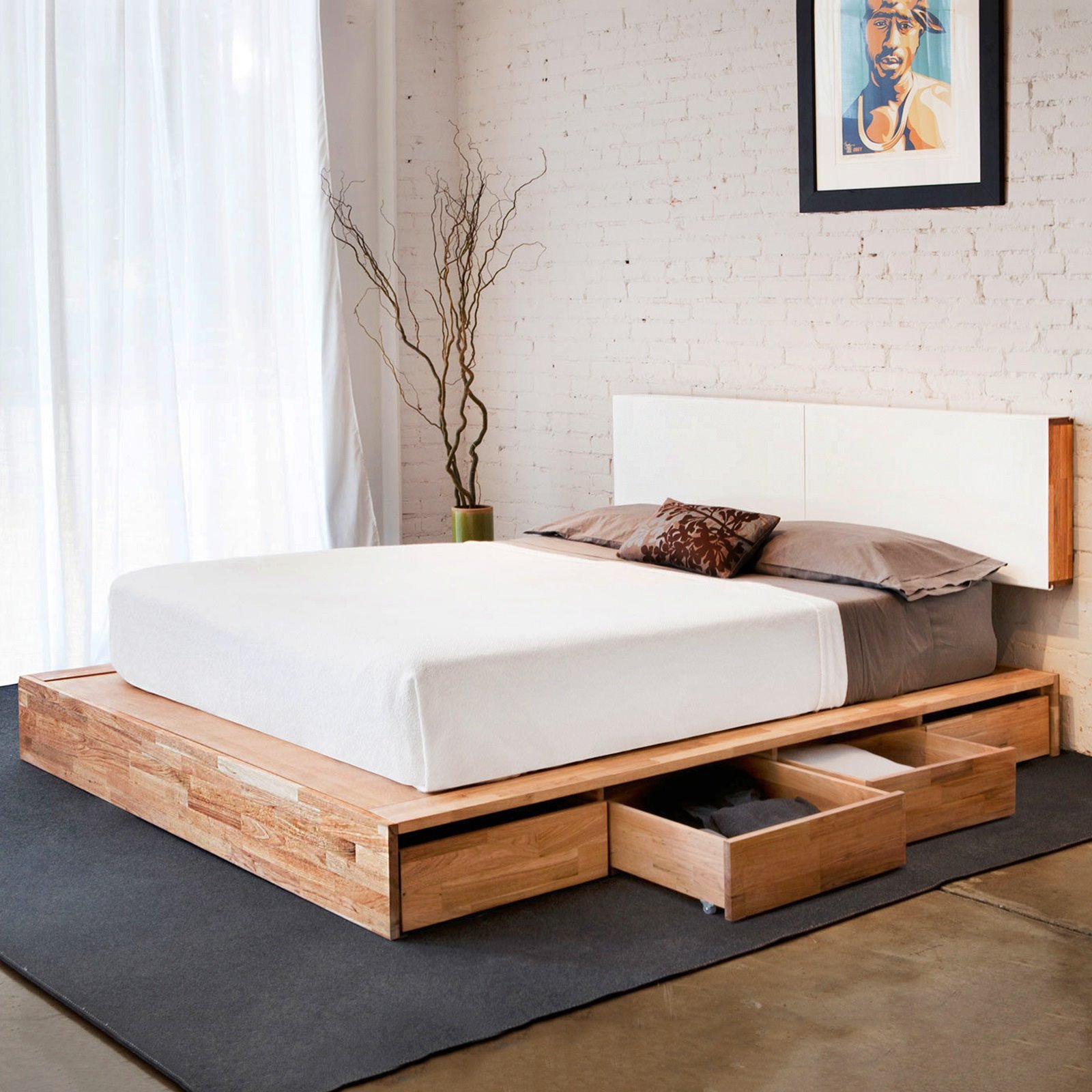 pine beds modern