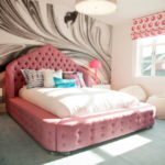 beds with a soft headboard types of photos