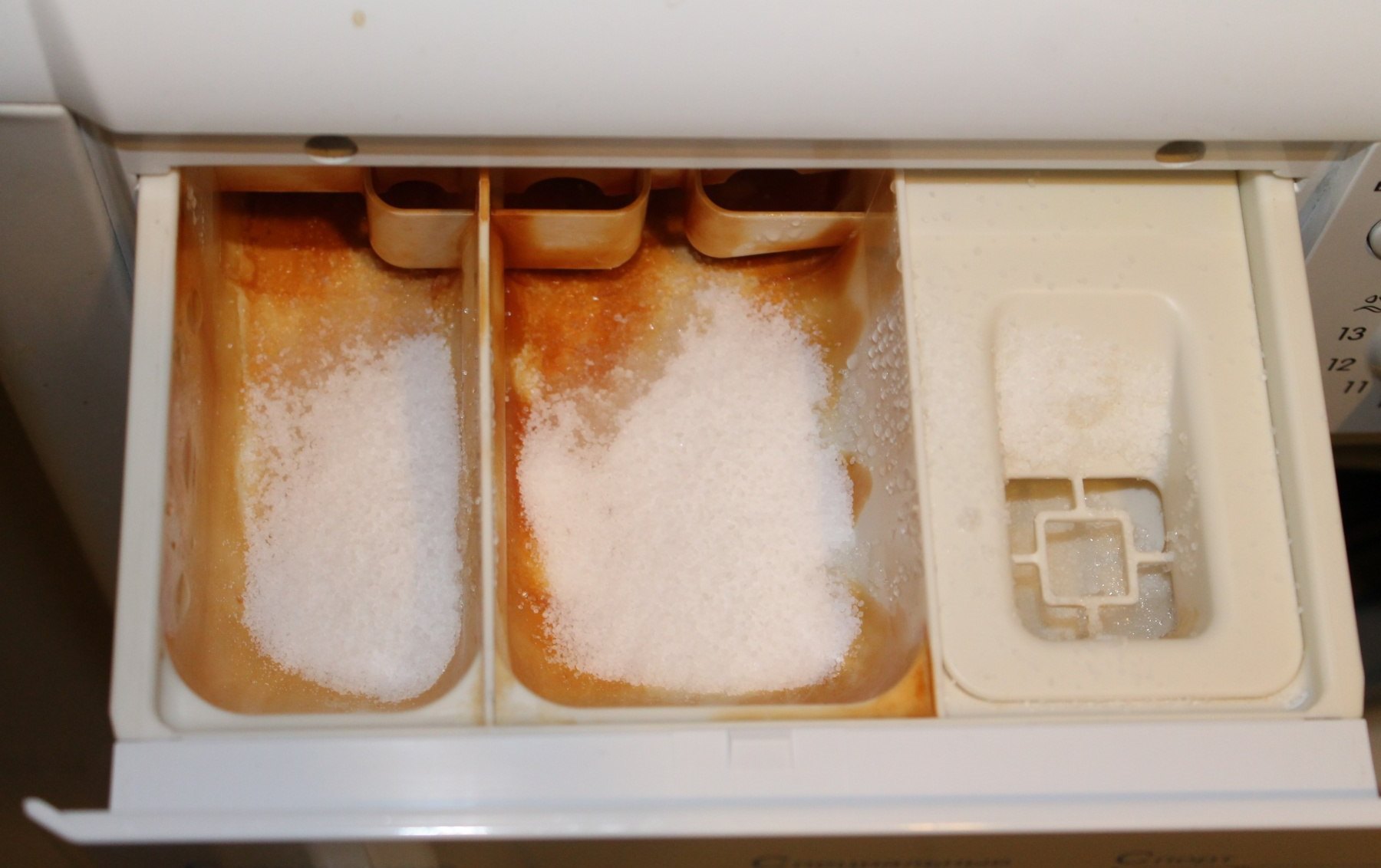 citric acid in the washing machine