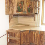 semi-antique furniture in the kitchen