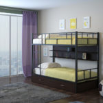 metal bunk beds decor photo