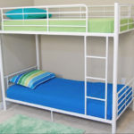 metal bunk beds photo decoration