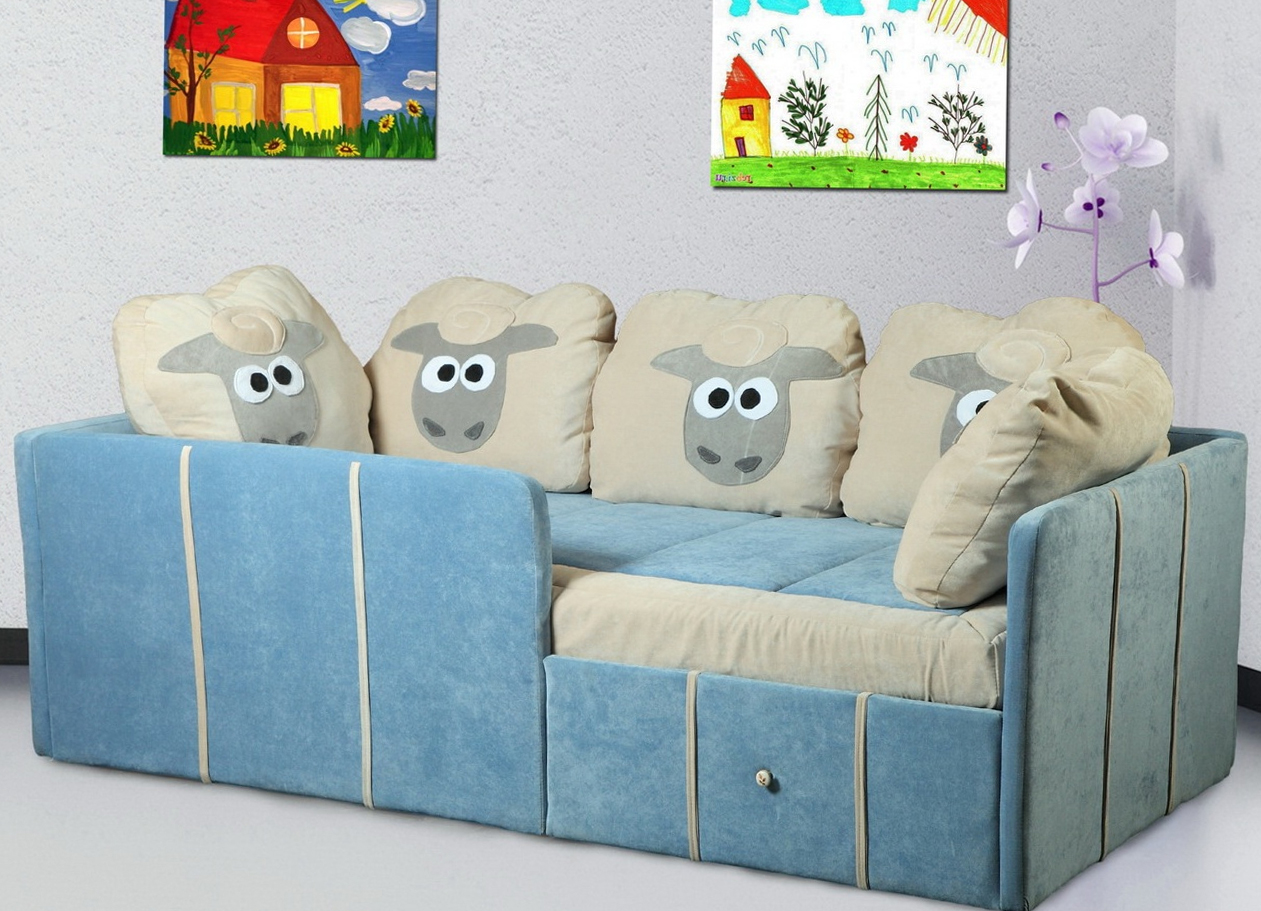 soft children's bed with sides