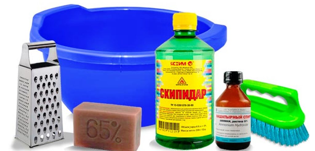 soap turpentine ammonia