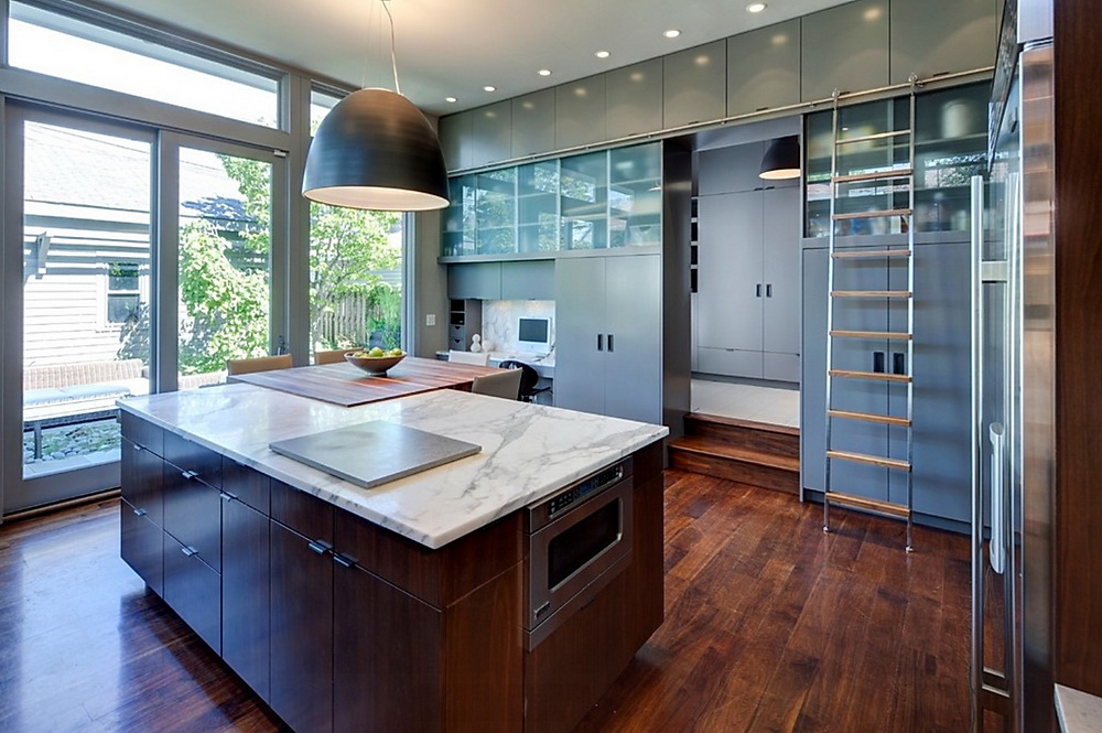 kitchen cabinets with high ceilings