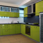 wall cabinets in the kitchen photo options