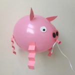 décoration d'idées de cochon en papier