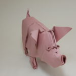 idées de cochon en papier