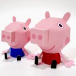 idées d'options de cochon en papier