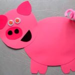 types de conception de cochon en papier